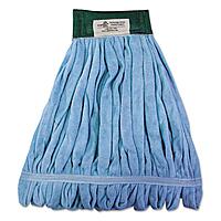 Boardwalk BWKMWTMB Microfiber Looped-End Wet Mop Head - Medium, Blue