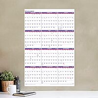 AT-A-GLANCE Yearly Wall Calendar, Extra Large, 24" x 36"