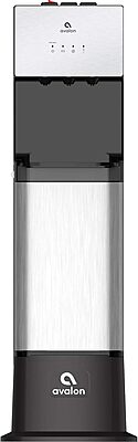 Avalon Water Cooler Dispenser Base, Pedestal Height Extender for Bottom Loading and Bottleless Models, BASE-BLK
