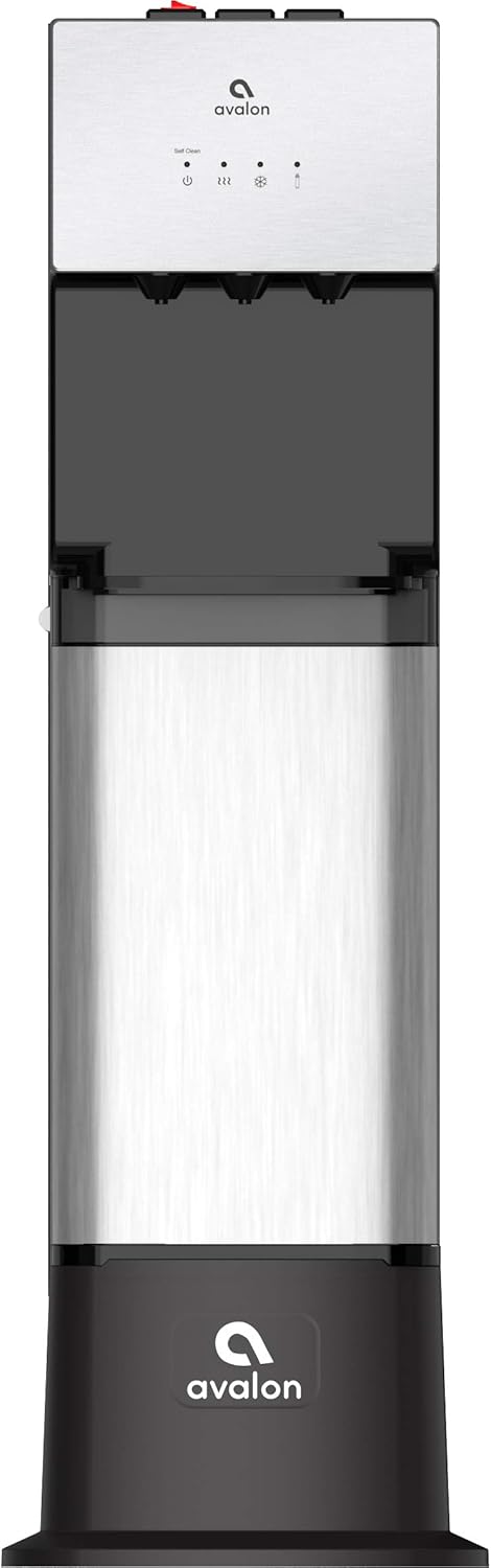 Avalon Water Cooler Dispenser Base, Pedestal Height Extender for Bottom Loading and Bottleless Models, BASE-BLK