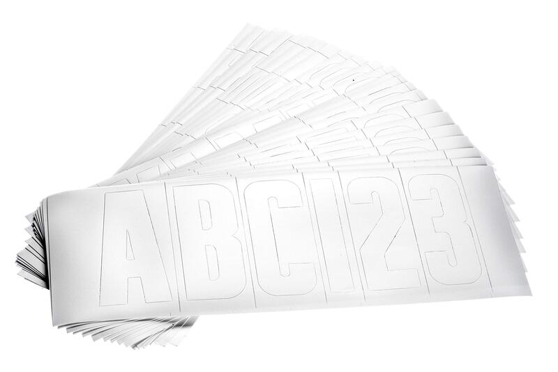 ATTWOOD 148-Piece Waterproof 3" Vinyl Boating Letter & Number Kit