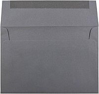 JAM PAPER Premium Dark Gray Invitation and Business Envelopes