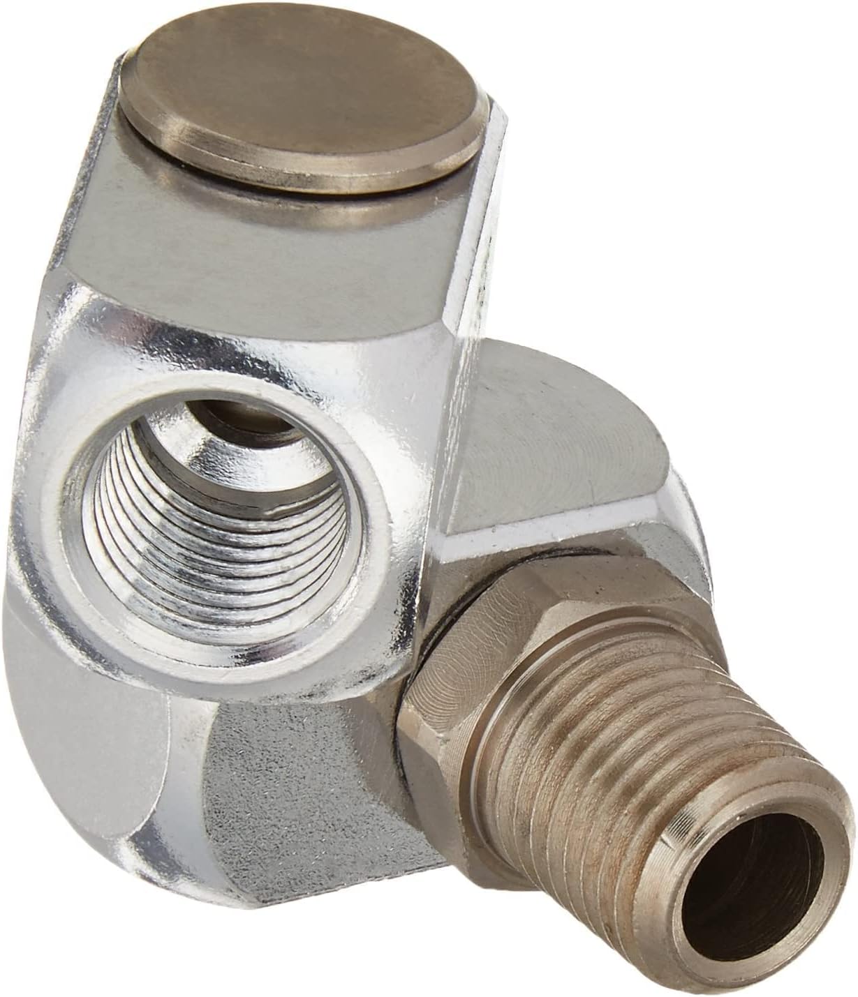 Dynabrade (95460) 1/4" NPT Original Aluminum Dynaswivel | Air Line Accessory, Improves Maneuverability