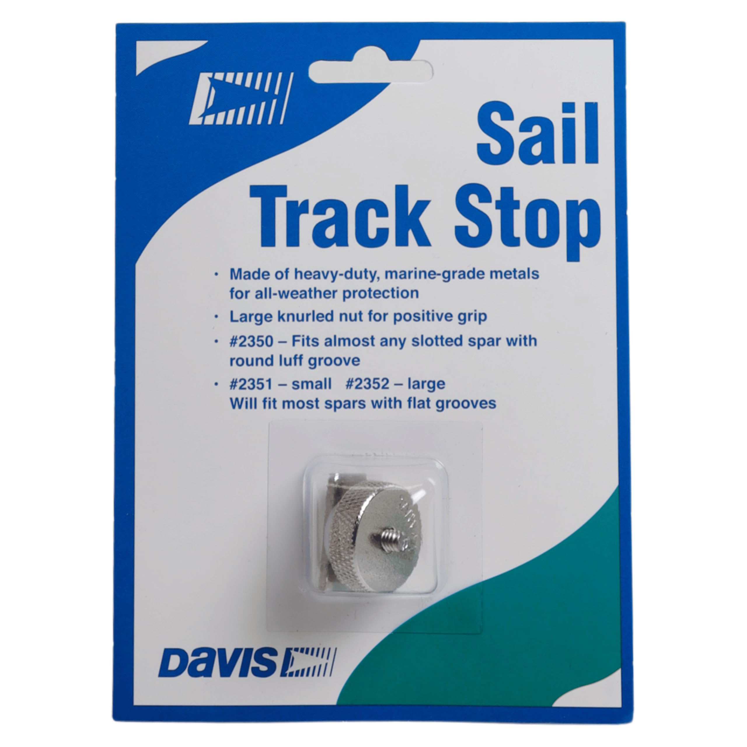Davis Instruments STOPS SAIL TRACK FLAT Black Aiming Sight