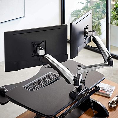 VARI VESA Monitor Arm - Adjustable Desk Mount with 360° Rotation