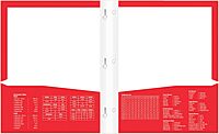 Office Depot® Brand Laminated 3-Prong Paper Folder, 9 1/4" x 11 1/2", Red