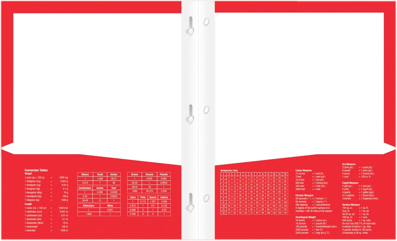 Office Depot® Brand Laminated 3-Prong Paper Folder, 9 1/4" x 11 1/2", Red