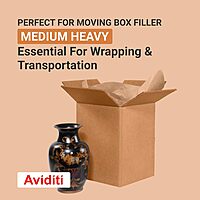 AVIDITI Kraft Packing Paper Roll - 100% Recycled, 30 lb
