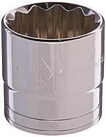 GEARWRENCH 1/2" Drive 12 Point Standard SAE Socket 1-1/4" - 80794