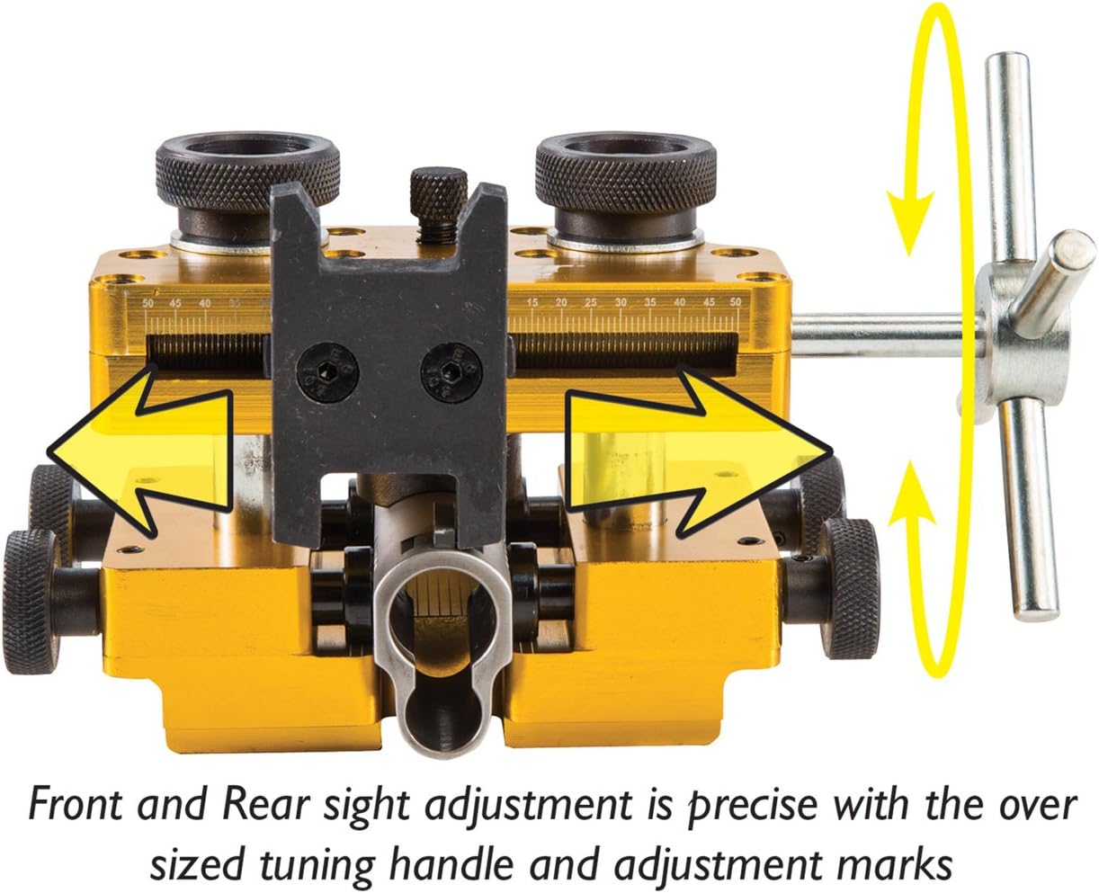 Wheeler Engineering Armorer's Handgun Sight Tool with Heavy-Duty Construction and Reversible Assembly for Handguns