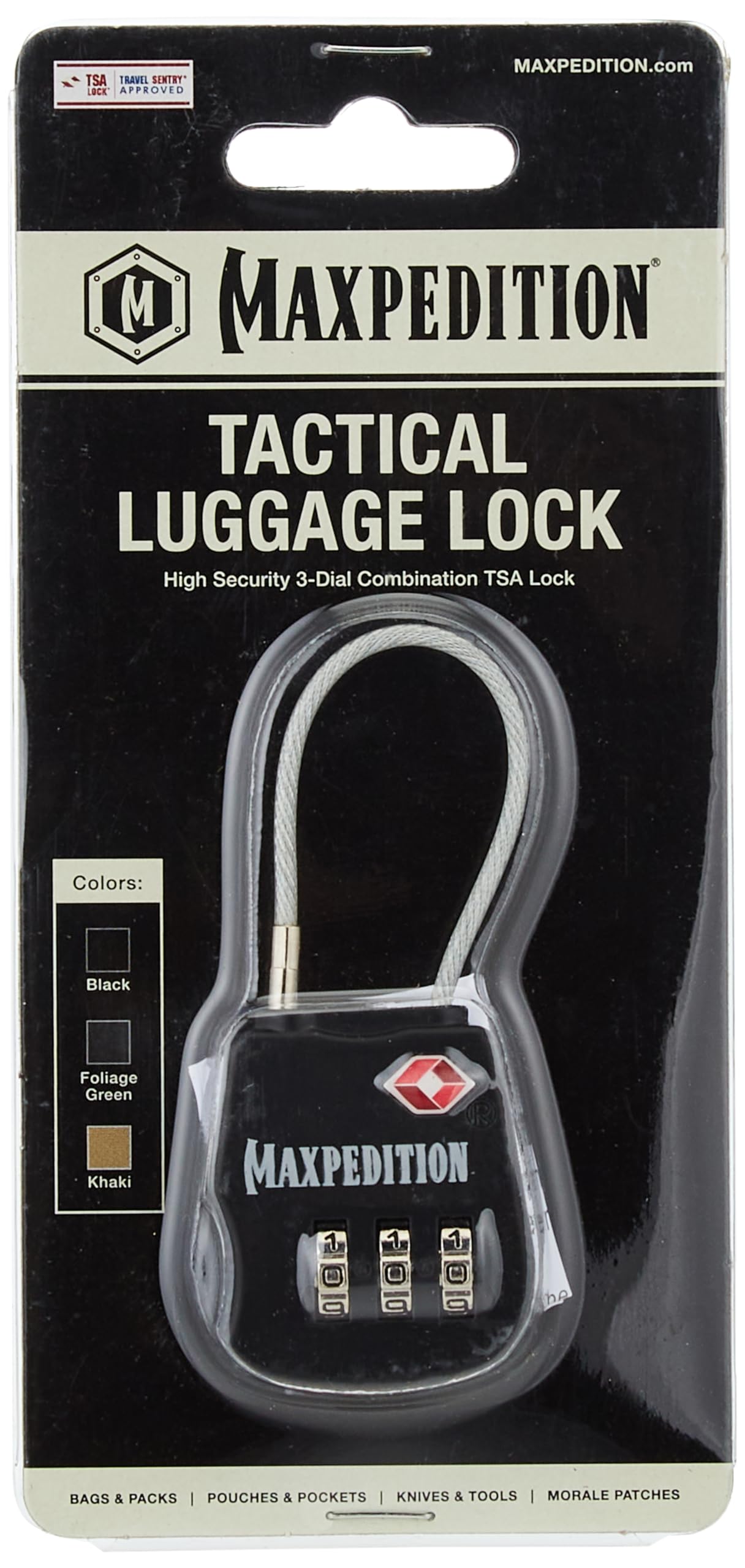 MAXPEDITION Gear Tactical Luggage Lock