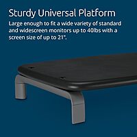 KENSINGTON SmartFit Low-Profile Monitor Stand for up to 21" Screens