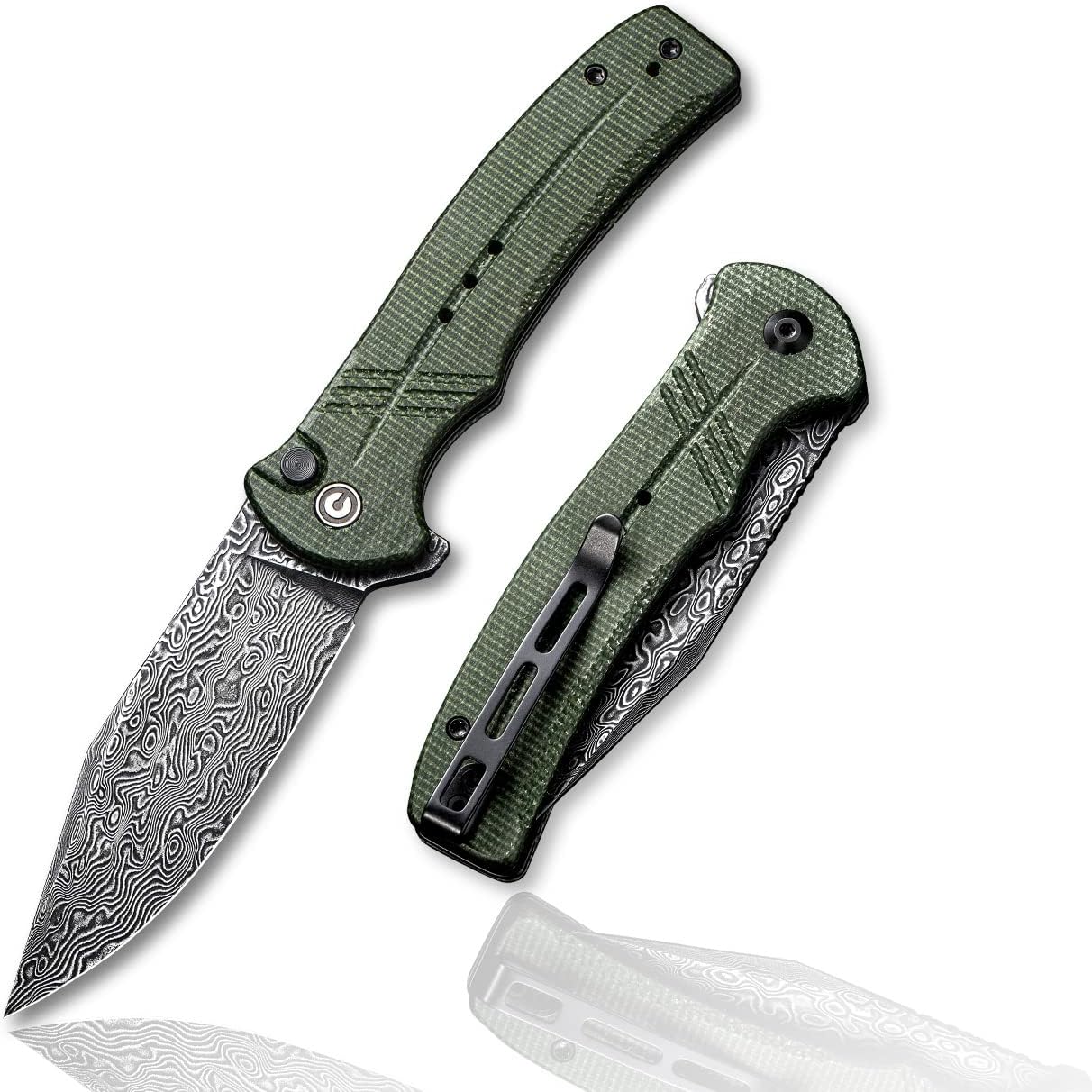 CIVIVI Cogent Button Lock Flipper Pocket Knife
