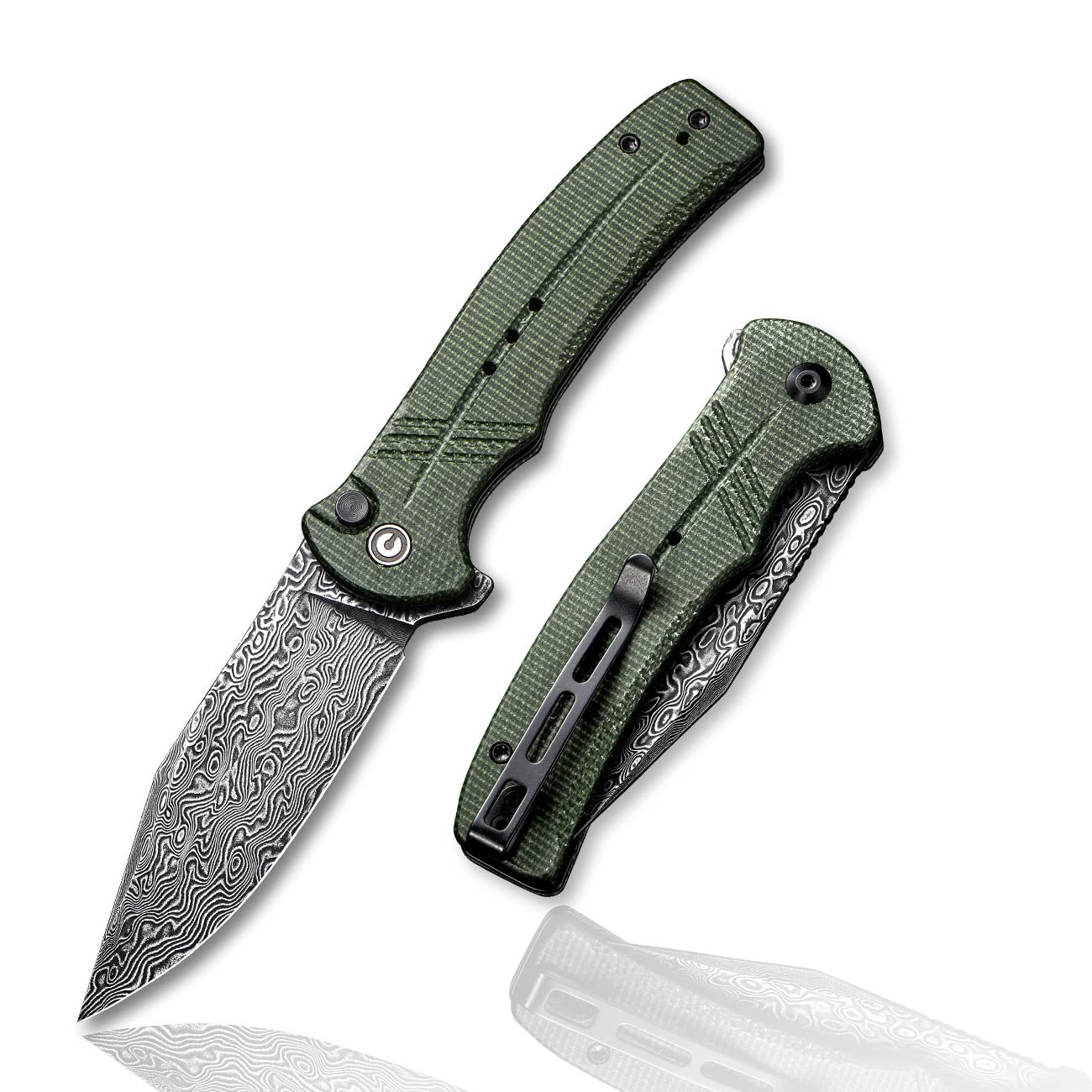 CIVIVI Cogent Button Lock Flipper Pocket Knife