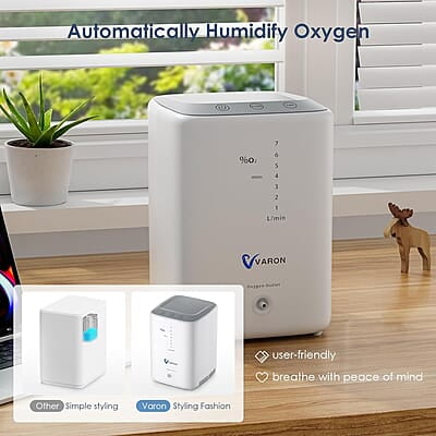 ConcEnTRa de O2 Continuo, 1-7L, Temporizable ConcEnTRa de O2 Continuo, 1-7L, Temporizable