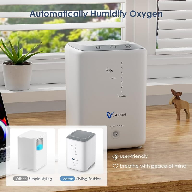 ConcEnTRa de O2 Continuo, 1-7L, Temporizable