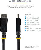 StarTech.com 15ft (4.6m) DisplayPort 1.2 Cable - 4K x 2K Ultra HD VESA Certified DisplayPort Cable - DP Video/Display Cord