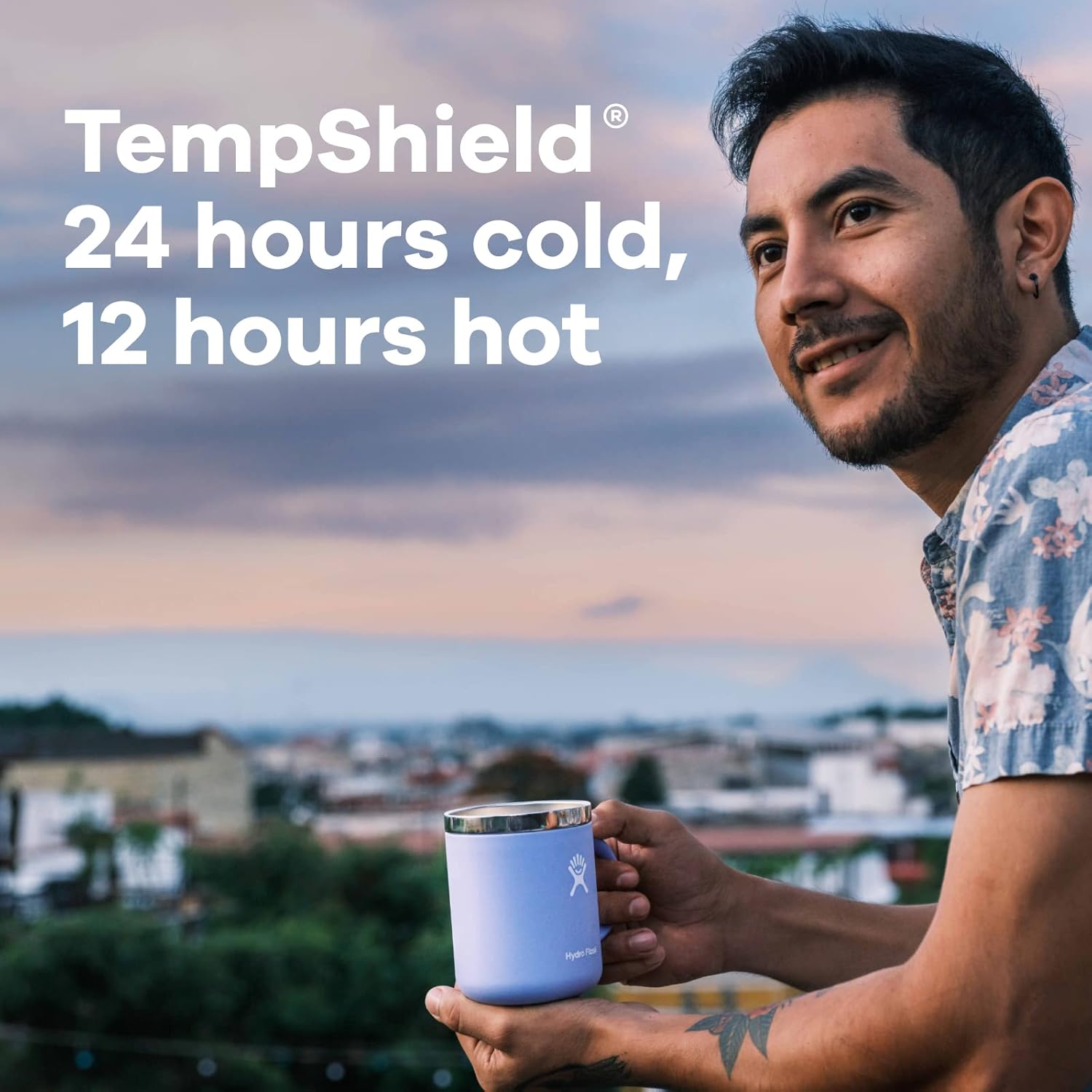Hydro Flask Insulated Stainless Steel Mug with TempShield and Press-In Lid