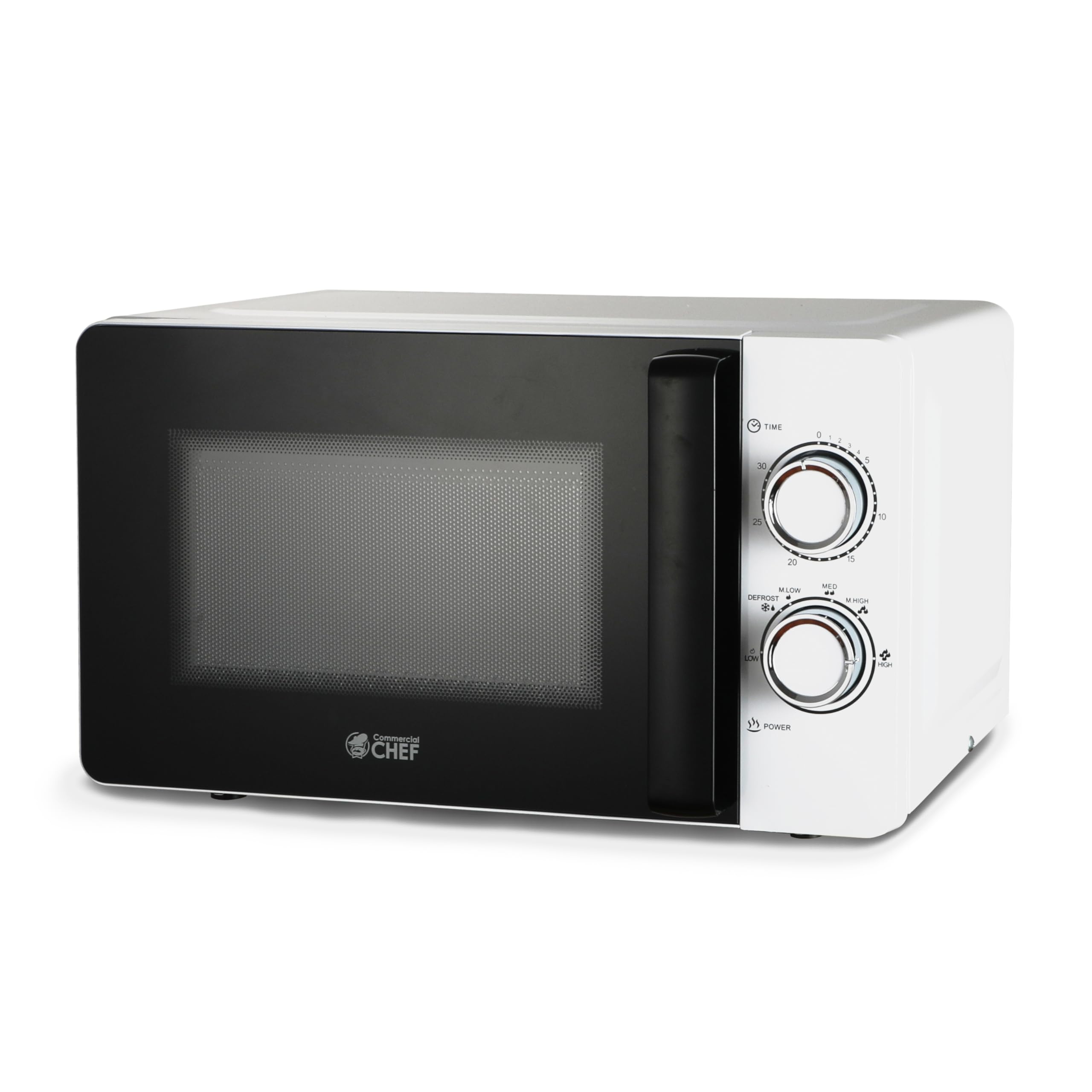 Commercial CHEF Small Microwave 0.7 Cu. Ft. Countertop Microwave with Mechanical Control