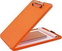 SAUNDERS SlimMate Letter-Size Plastic Storage Clipboard with Low-Profile Clip