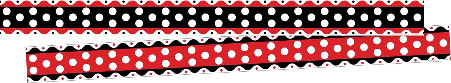Barker Creek Double-Sided Border 2-Pack Classroom Border Strips, 3 in x 35 in (70 ft total)