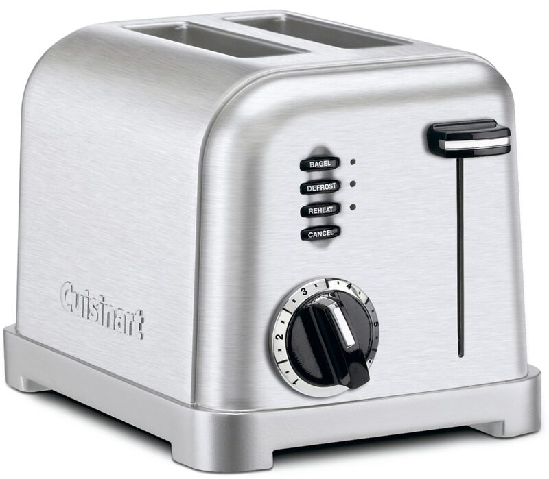 Cuisinart CPT-160 Metal Classic 2-Slice Toaster, Brushed Stainless