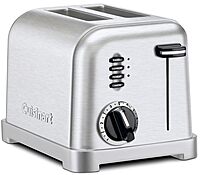 Cuisinart CPT-160 Metal Classic 2-Slice Toaster, Brushed Stainless