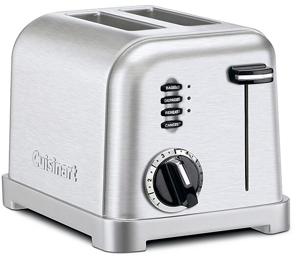 Cuisinart CPT-160 Metal Classic 2-Slice Toaster, Brushed Stainless