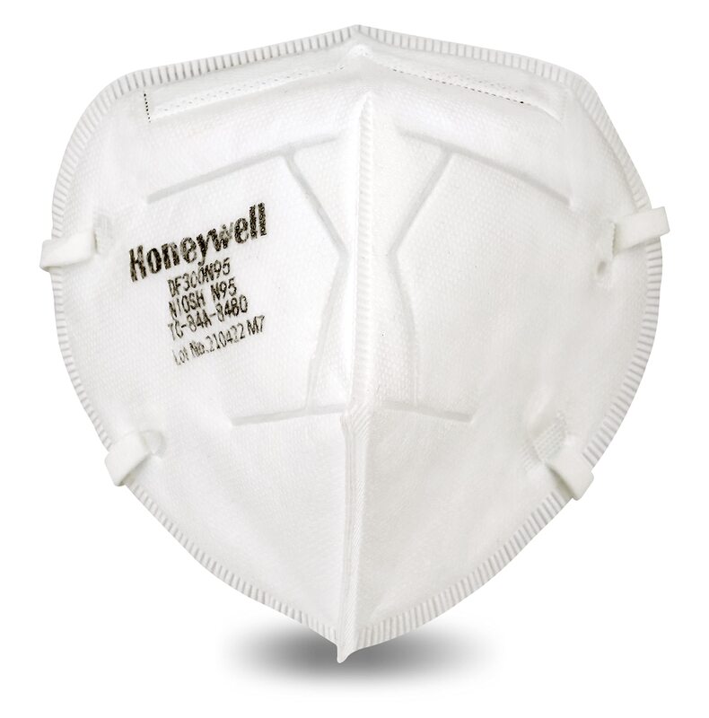 Honeywell Safety DF300 N95 Flatfold Disposable Respirator- Box of 50, White,One Size