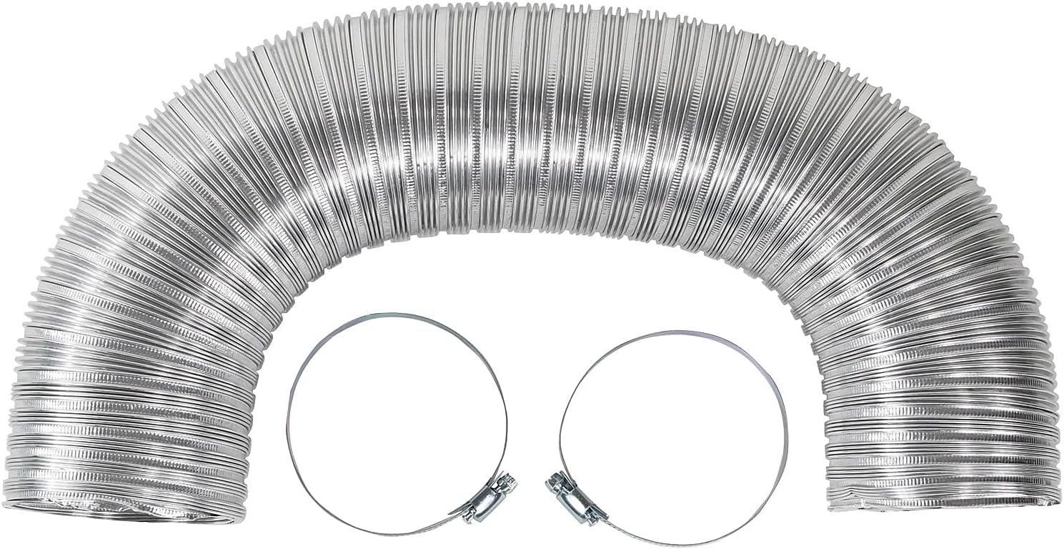 Certified Appliance Accessories CERT77004 Electric Dryer Duct Kit with 5 Foot Vent Duct and 6 Foot 3-Wire 30 Amp Power Cord