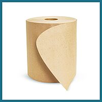 Morsoft by Morcon Paper R6800 Universal Hardwound Roll Towels, 100% Recycled Fibers, 6 Rolls X 800 ft Brown Paper Towels