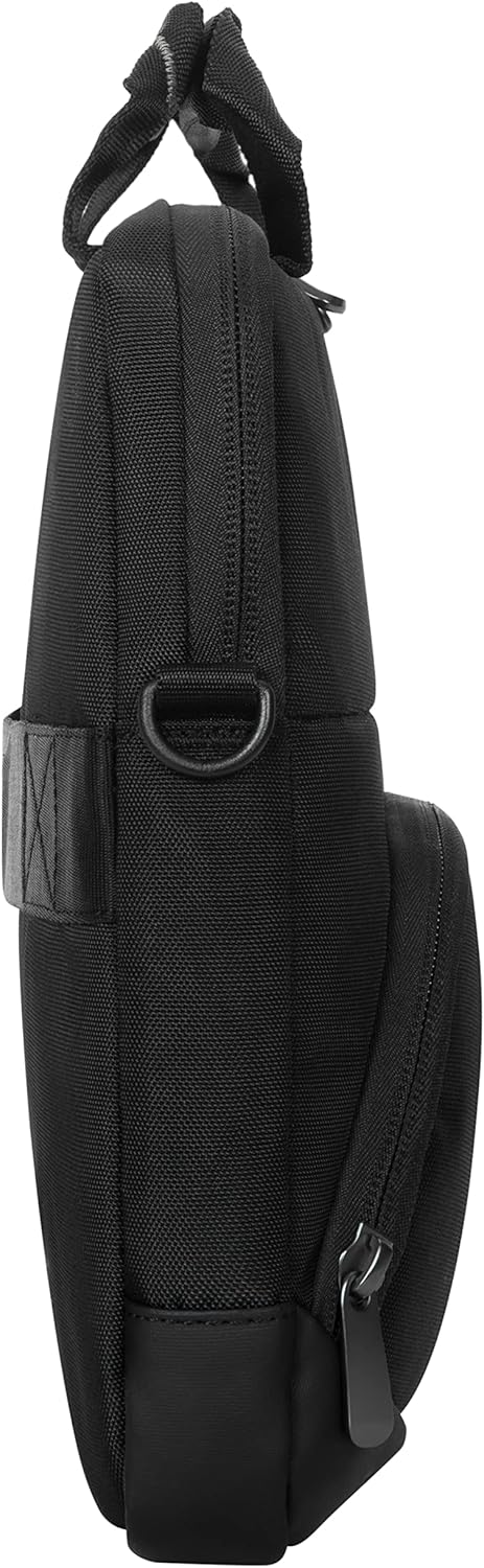 Targus 12-14" Laptop Bag for Business and Travel, Black - Computer Messenger Bag for Men and Women