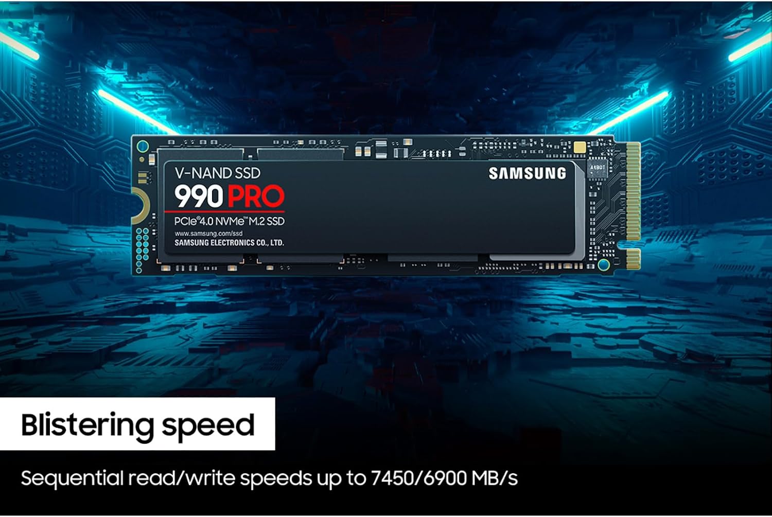 Samsung 990 PRO SSD NVMe M.2 PCIe 4.0 Internal Solid State Hard Drive