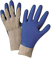 INSULATED TOP GRAIN REVERSIBLE DEERSKIN MIG WELD - 6030/M, GRAY/BLUE, MEDIUM