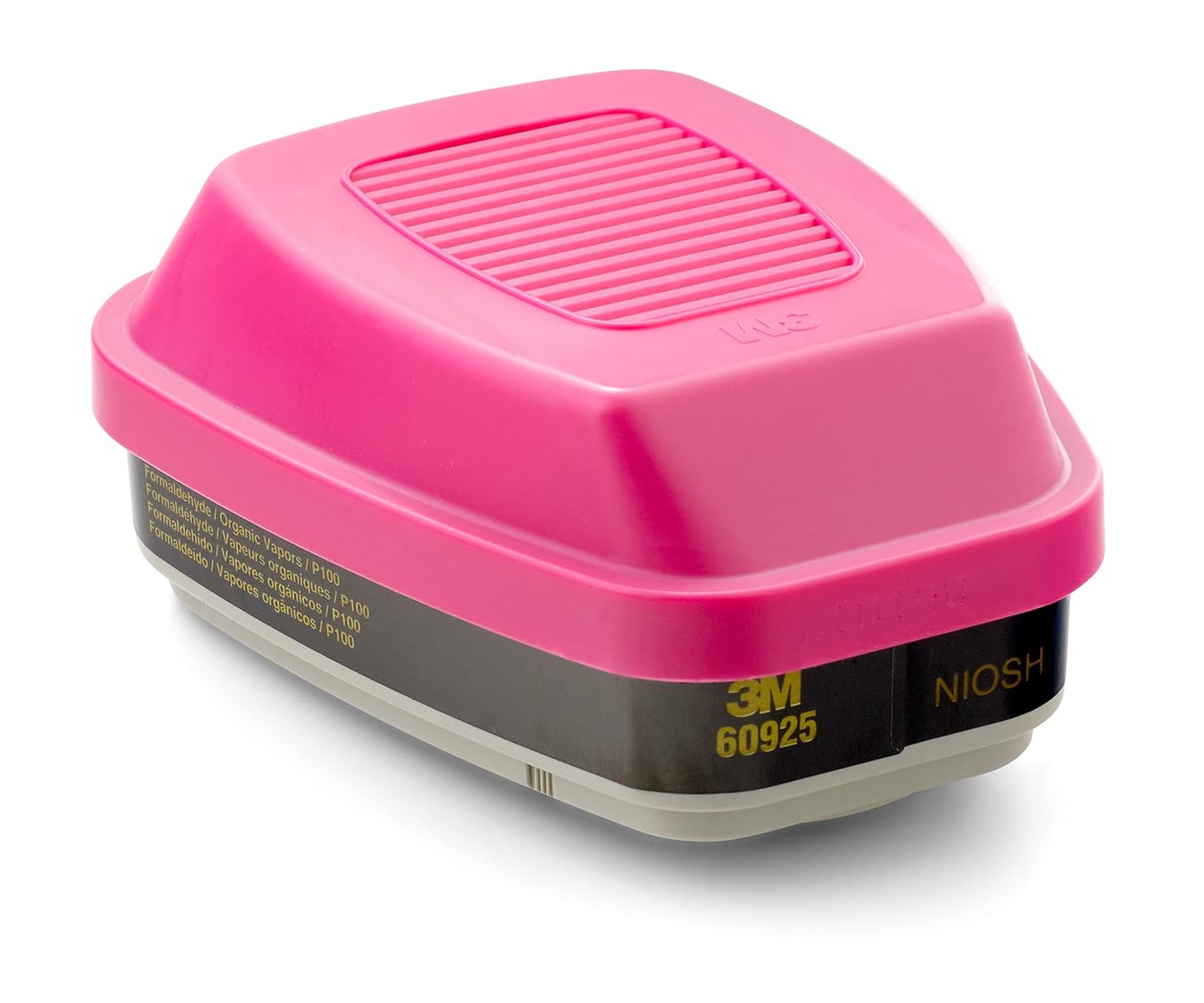 3M P100 Respirator Cartridge/Filter 60925, 1 Pair, NIOSH APPROVED, Protects Against Formaldehyde