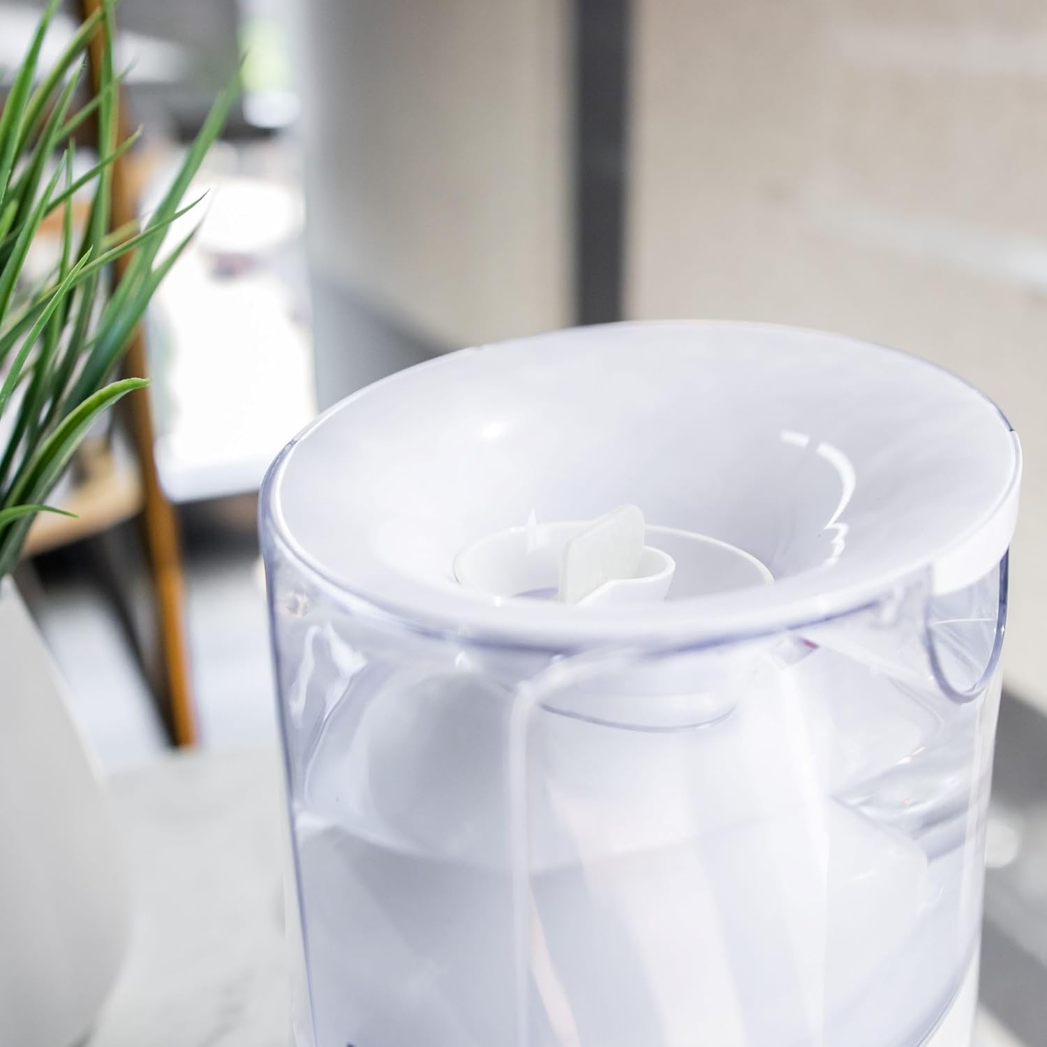 Crane x HALLS 2-in-1 Warm Mist Humidifier and Steam Inhaler, 0.5 Gallon, Blue & White