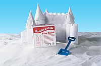 Sandtastik Sparkling White Play Sand - 50 lb (22.6 kg), Fill Sandboxes & Sensory Tables, Non-Toxic, Scoop