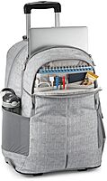 High Sierra Powerglide Pro Backpack With 15.6in Laptop Pocket, Silver