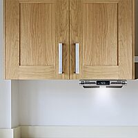 Jensen SMPS-628 Under-Cabinet Universal Bluetooth Music System, Silver