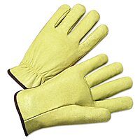 4000 Series Pigskin Leather Driver Gloves - 7010xl pigskin drivers glove [Set of 12]