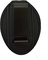 PERFECT FIT SHIELD WALLETS Oval Belt Clip with Pocket and Chain