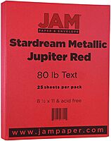 JAM PAPER Stardream Metallic Cardstock