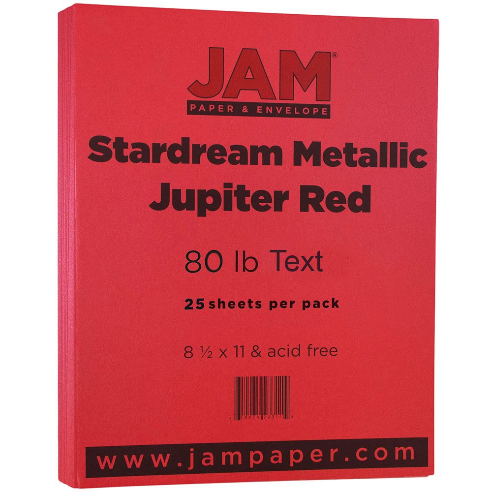 JAM PAPER Stardream Metallic Cardstock