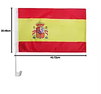 Spain Flag Car Stick 30CM*45CM