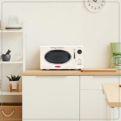 Nostalgia Retro Countertop Microwave Oven