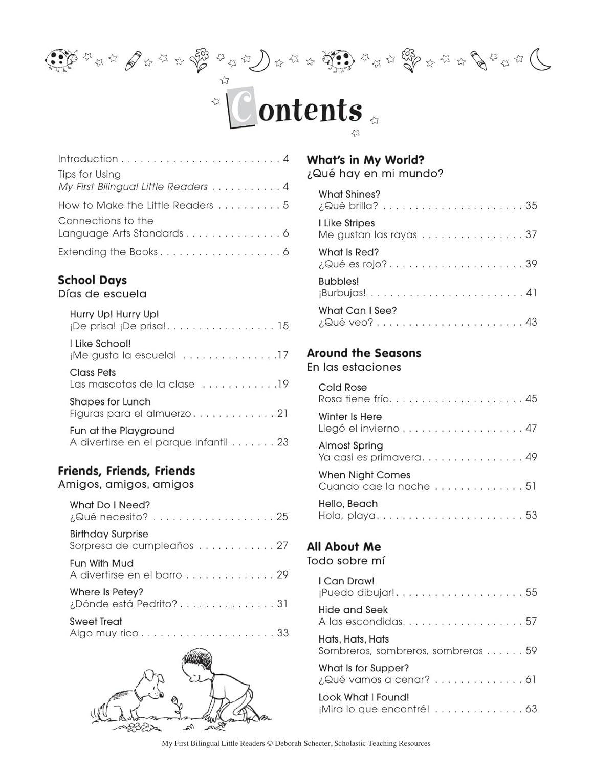 My First Bilingual Little Readers: Level A: 25 Reproducible Mini-Books in English and Spanish That Give Kids a Great Start