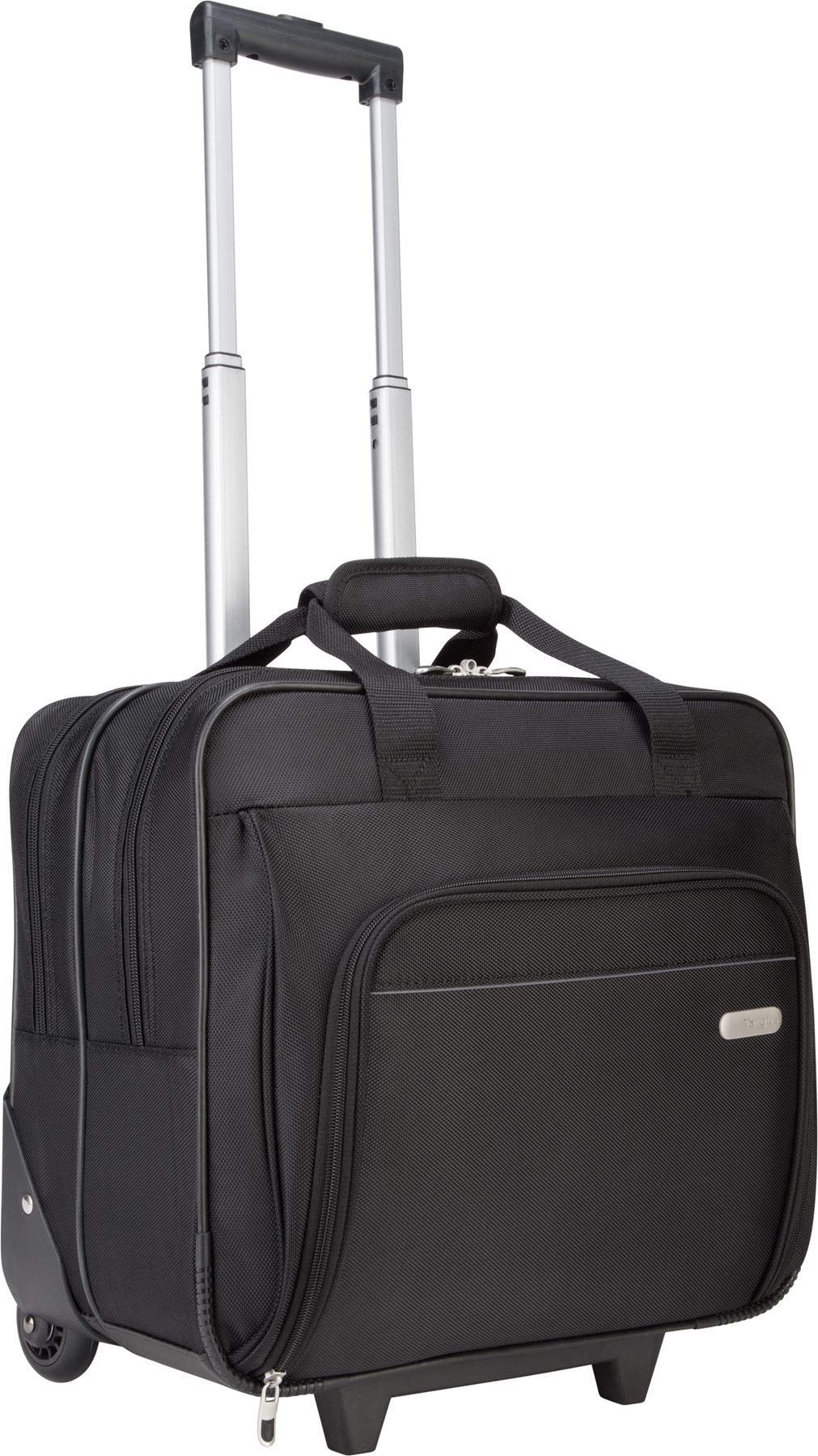 Targus 16 inch Rolling travel laptop case, Black - Travel briefcase and small rolling bag