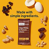 RXBAR Protein Bars, Protein Snack, Snack Bars, Peanut Butter Chocolate, 22oz Box (12 Bars) 12 Count (Pack of 1)