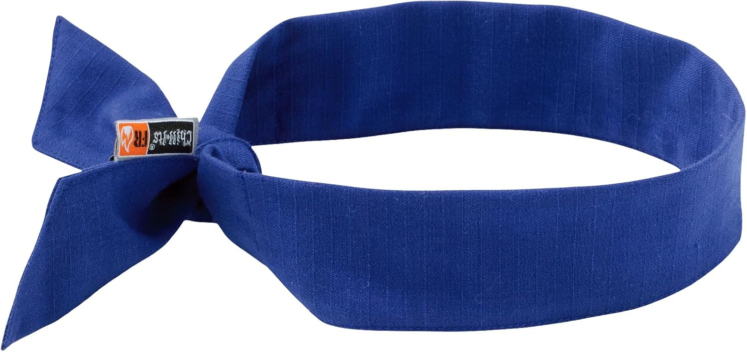 ERGODYNE Chill-Its 6700FR Evaporative FR Cooling Bandana, Tie Closure