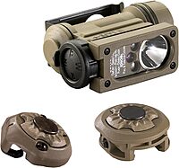 Streamlight 14518 Sidewinder 55-Lumens Compact II Military Flashlight with Helmet Mount & Rail Mount, Box, Coyote